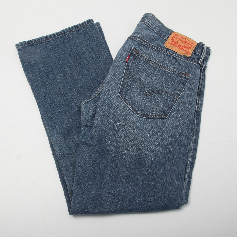 Levi's 527 Slim Bootcut Jeans Men's W33 L30 Blue Denim